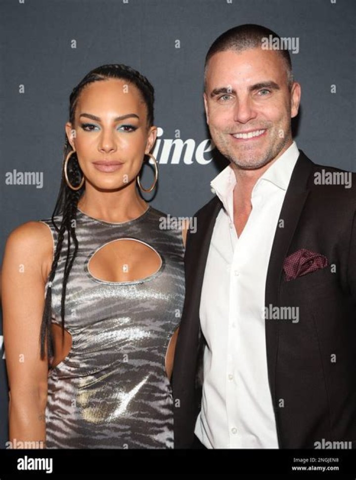 Collin Egglesfield with his girlfriend