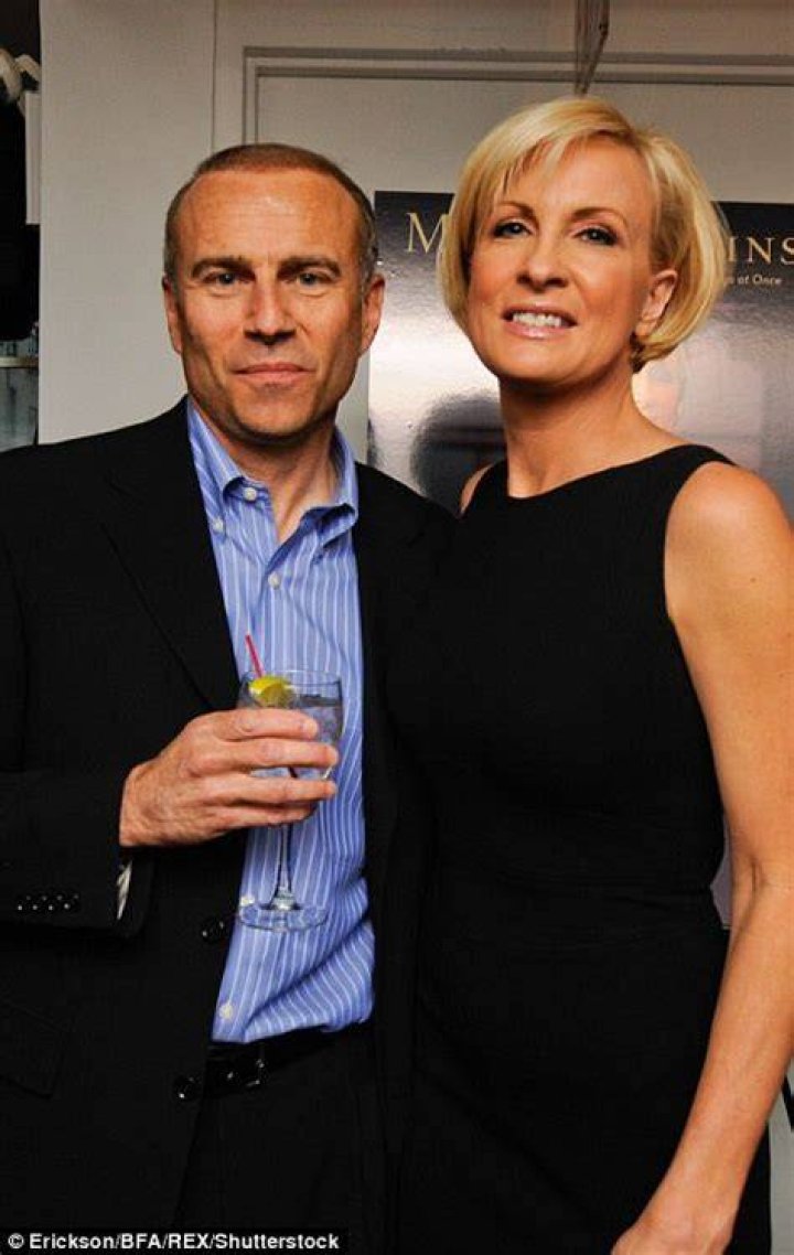 James Hoffer with his former wife Mika Brzezinski