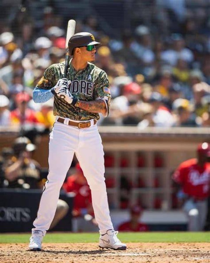 Manny Holding His Bat (Source: Biography Mask)