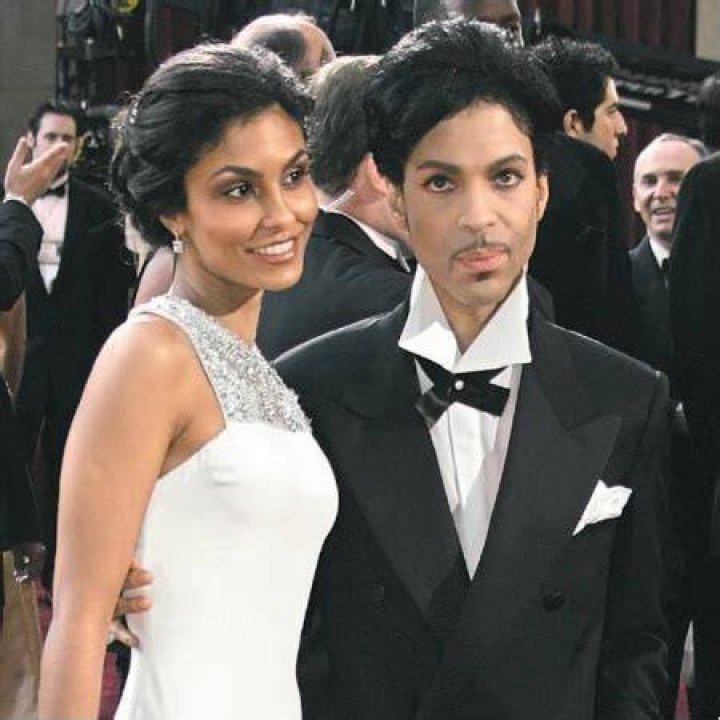 Manuela Testolini and her first husband Prince.