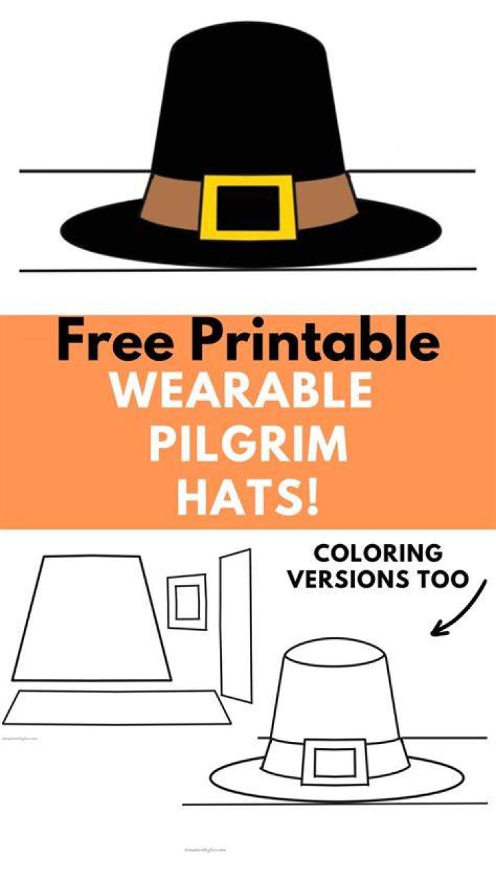 Paper Pilgrim Hat